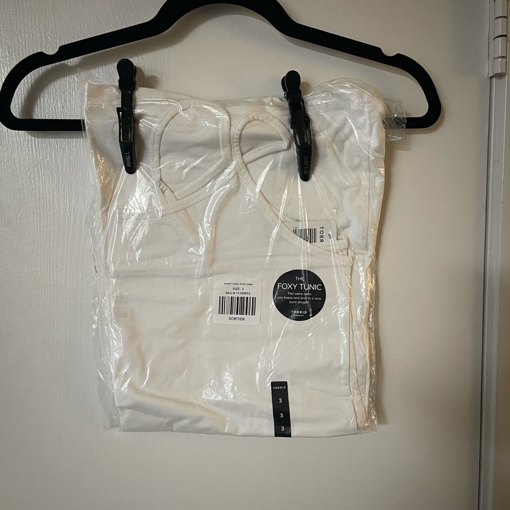 Torrid White Tank Top Camisole